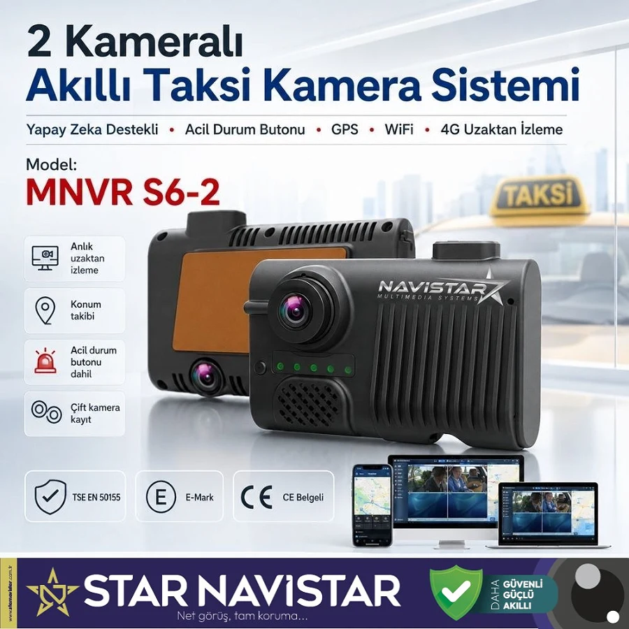 2 Kameralı 4G GPS WIFI Acil Durum butonu dahil Pratik Montaj Kamera Seti