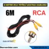 6 Metre RCA Tetikli Uzatma Kablosu