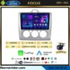 Ford Focus 2 Manuel Klima 2+64GB Kablosuz Carplay Android 13 Navigasyon Multimedya Sistemi