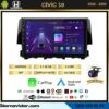 Honda Civic 2+64GB Android 13 Kablosuz Carplay 2015-2020 Navigasyon Multimedya Sistemi