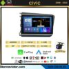 Honda Civic  2008-2015 Model 2GB + 64GB Android 13 Kablosuz Carplay Navigasyon Multimedya Sistemi