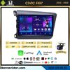 Honda Civic Fb7 4GB + 64GB Android 13 Kablosuz Carplay 2012-2015 Navigasyon Multimedya Sistemi