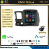 Honda Civic Tesla 2008-2011 Model 2GB + 32GB Kablosuz Carplay Navigasyon Multimedya Sistemi