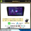 Mazda 3 2004 2009 Uyumlu 2GB 64GB Android 13 Kablosuz Carplay Navigasyon Multimedya Sistemi