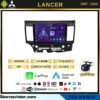 Mitsubishi Lancer  2007 2013 Model 4GB+64GB Android 13 Kablosuz Navigasyon