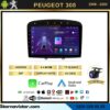 Peugeot 308  2008-2020 Model 4GB + 64GB Android 13 Kablosuz Carplay Navigasyon Multimedya Sistemi