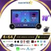 Renault Kadjar 2015 2017 Uyumlu 10 İnç 4GB 64GB Android 13 Kablosuz Carplay Multimedya