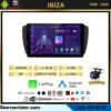 Seat Ibiza 20082015 Model 2GB + 64GB Android 13 Kablosuz Carplay Navigasyon Multimedya Sistemi