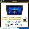 Skoda Rapid 2013-2020 Model 4GB + 64GB Android 13 Kablosuz Carplay Navigasyon Multimedya Sistemi