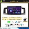Toyota Corolla 2000-2004 Model 2+64GB Android 13 Kablosuz Carplay Navigasyon Multimedya Sistemi