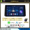 Toyota Corolla 2019-2021 Model 4GB + 64GB Android 13 Kablosuz Carplay Navigasyon Multimedya Sistemi