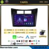Toyota Yaris 2005-2012 Model 2+64GB Android 13 Kablosuz Carplay Navigasyon Multimedya Sistemi