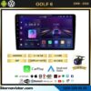 Volkswagen Golf 6 Kablosuz Carplay 2+64GB Android 13 2008-2016 Navigasyon Multimedya Sistemi