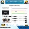 256 Gb Sd Dahil Karavan Kamera Seti 4 Kameralı 10 Inç Dokunmatik Ekranlı Tak Kullan