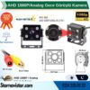 AHD 1080P/Analog Orta Boy Gece Görüşlü RCA AV Soketli Kamyon Tır Otobüs Kamerası