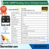 AHD 1080P/Analog Orta Boy Gece Görüşlü RCA AV Soketli Kamyon Tır Otobüs Kamerası