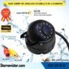 AHD 1080P ve Analog CVBS Pal Dönüştürülebilir Gece Görüşlü Mini Metal Dome Araç Kamerası