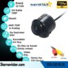 Ayarlanabilir Başlıklı AHD 720P ve Analog Pal Çevrilebilir Geri Görüş Kamerası