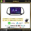 Fiat Doblo 2015-2019 Model 4GB + 64GB Android 13 Kablosuz Carplay Navigasyon Multimedya Sistemi