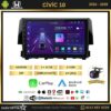 Honda Civic 2+64GB Android 13 Kablosuz Carplay 2015-2020 Navigasyon Multimedya Sistemi