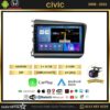 Honda Civic  2008-2015 Model 2GB + 64GB Android 13 Kablosuz Carplay Navigasyon Multimedya Sistemi