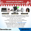 Karavan 1 Tb Harddiskli 9 Inç Hdmi Monitörlü 4 Kameralı Uzaktan İzlemeli Kayıtlı Kamera Seti