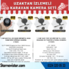 Karavan 1 Tb Harddiskli 9 Inç Hdmi Monitörlü 4 Kameralı Uzaktan İzlemeli Kayıtlı Kamera Seti