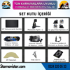 Karavan Kamera Seti 128 Gb Sd Dahil 4 Kameralı 10 Inç Dokunmatik Ekranlı Tak Kullan