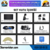 Karavan Kamera Seti 4 Kameralı 10 Inç Dokunmatik Ekranlı 256 Gb Sd Destekli Tak Kullan