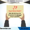 10 İnç Kayıtlı 4 Kameralı AHD Tır Kamyon İş Makinesi Seti 256GB SD Destekli
