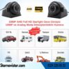 Metal Kasa AHD 1080P ve Analog Pal Çevirilebilir 4 Pin Gece Görüşlü Yan, Ön ve Arka Uyumlu Full HD Kamera