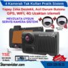 Mevzuata Uygun 4 Kameralı 4G GPS Wifi Acil Durum butonu dahil Pratik Montaj Kamera Seti