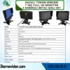 Mibzer için 4 Kameralı 720P Beyaz Işıklı 7 inç Dörde Bölünür AHD Monitör Seti