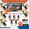 Mibzer için 5 Kameralı 10.36 inç Dokunmatik Monitör Beşe Bölen Kayıtlı 256 Gb Sd Kart Destekli