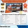 Mibzer için 5 Kameralı 10.36 inç Dokunmatik Monitör Beşe Bölen Kayıtlı 256 Gb Sd Kart Destekli