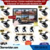 Mibzer için 6 Kameralı 10 inç Dokunmatik Monitör Altıya Bölen Kayıtlı 256 Gb Sd Kart Destekli