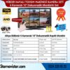 Mibzer için 6 Kameralı 10 inç Dokunmatik Monitör Altıya Bölen Kayıtlı 256 Gb Sd Kart Destekli