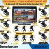 Mibzer için 6 Kameralı 10 Inç Monitör Altıya Bölen Kayıtlı 256 Gb Sd Kart Destekli