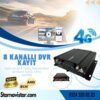 8 Kanal AHD Profesyonel 1080p 4G GPS WIFI Uzaktan izlemeli Mobil Dvr Kayıt Cihazı