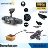 4 Kameralı 1080P WIFI, GPS Geniş Açılı Dashcam Araç içi Kamera Kayıt Sistemi 3 inç  Full HD