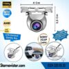 Navistar Ahd 1080P Sony 2G5P Balıkgözü 175 Derece Geniş Açılı Araç Geri Görüş Kamerası