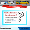 Otobüsler Için Kayıtlı 4 Kameralı 320 Gb Harddiskli Kamera Seti