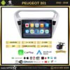 Peugeot 301 2+64GB Kablosuz Carplay 2013-2018 Android 13 Navigasyon Multimedya Sistemi