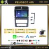 Peugeot 405  2010-2019 Model 4GB + 64GB Android 13 Kablosuz Carplay Navigasyon Multimedya Sistemi