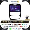 Renault Clio 4 Kablosuz Carplay 2+64GB Android 13 Navigasyon Multimedya Sistemi 2016-2019