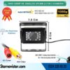 Şapkalı AHD 1080P Analog Pal Uyumlu Metal Ayaklı Gece Görüşlü Araç Geri Görüş Kamerası
