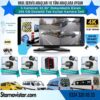 Servisler Için 5 Kameralı 10.36" Dokunmatik Kayıtlı Ekranlı 256 Gb Sd Kart Destekli Araç Kamera Seti