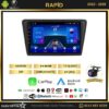 Skoda Rapid 2013-2020 Model 4GB + 64GB Android 13 Kablosuz Carplay Navigasyon Multimedya Sistemi