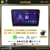 Skoda Superb 4GB + 64GB 2008-2015 Model Android 13 Kablosuz Carplay Navigasyon Multimedya Sistemi