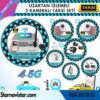 Taksi Kamera Seti 10 Uzaktan Izlemeli 3 Kameralı Wifi 4G 1 Tb Harddisk Dahil